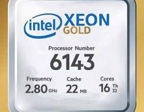 تصویر از مشخصات پردازنده Intel Xeon Gold 6143
